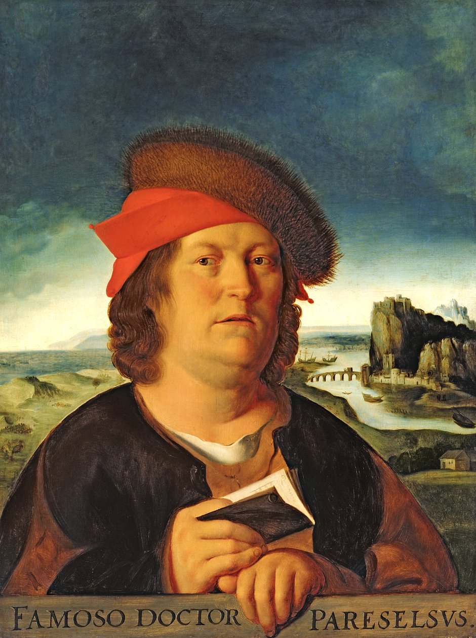 Retrato que se presume ser Paracelso (1493-1541) de Quentin Massys or Metsys