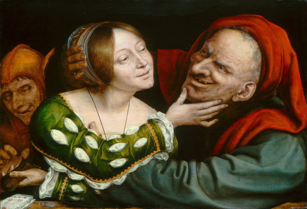 Amantes mal combinados de Quentin Massys