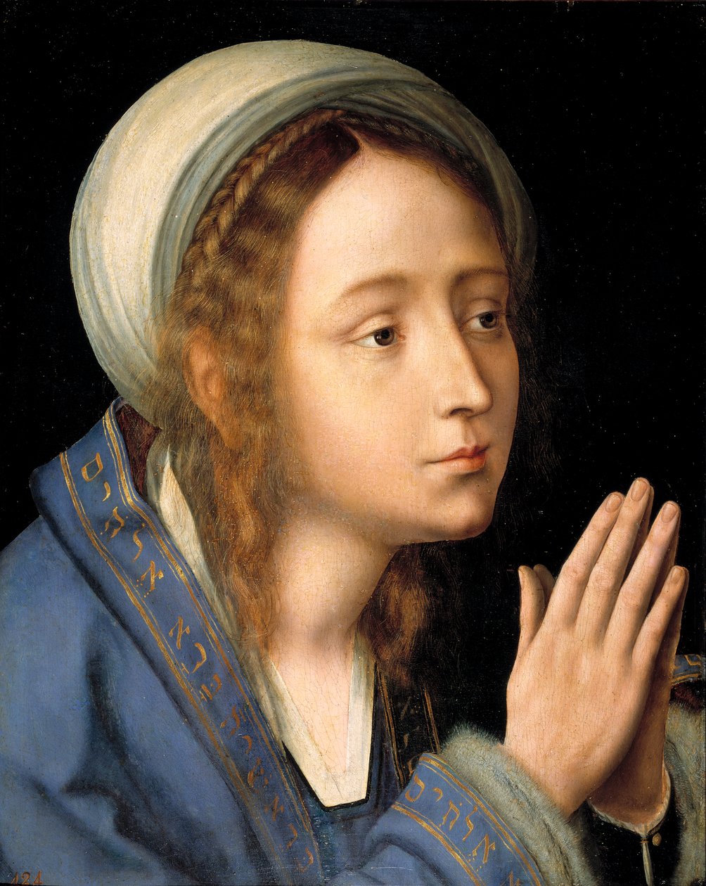 "La vierge marie" (Virgem Maria) Peinture de Quentin Metsys (Massys) (1466-1530) 1529 Dim 44x35 cm Museo del Prado, Madrid de Quentin Massys or Metsys