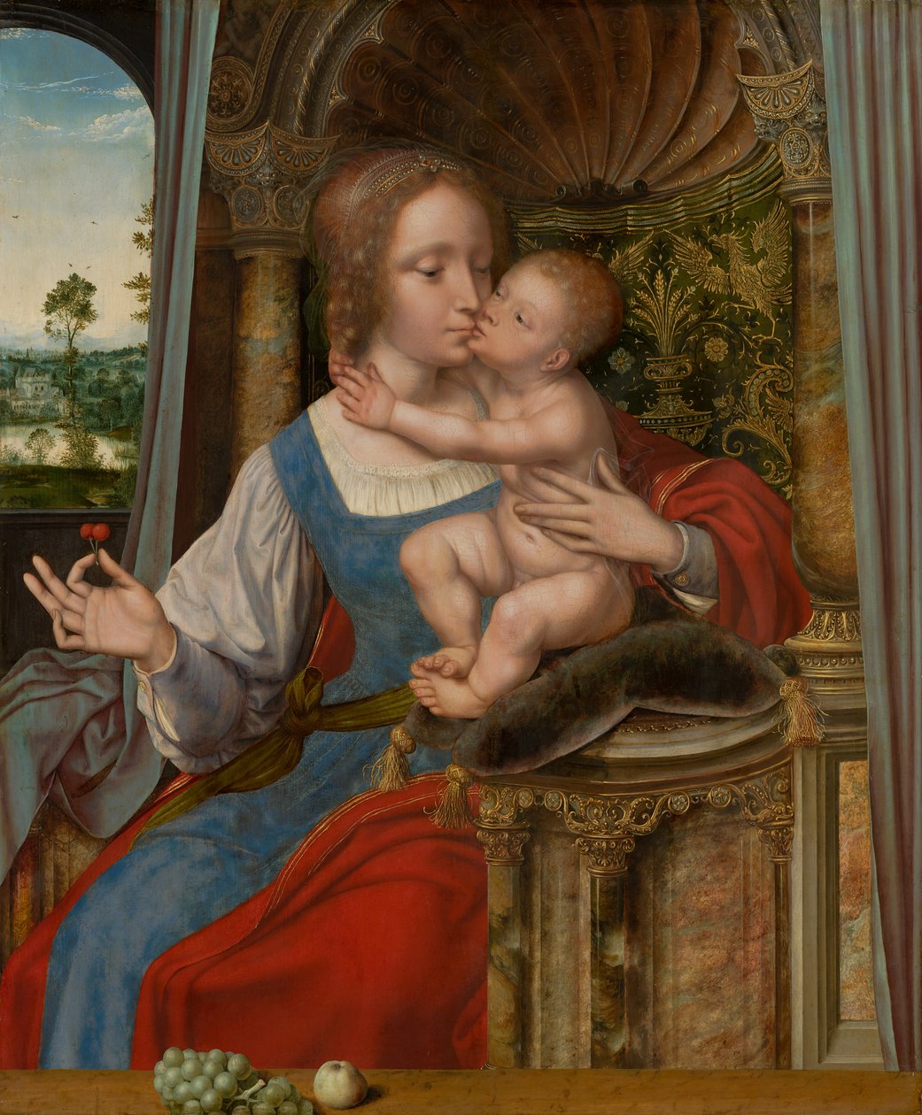 Madonna e Criança, c.1525-30 de Quentin Massys or Metsys