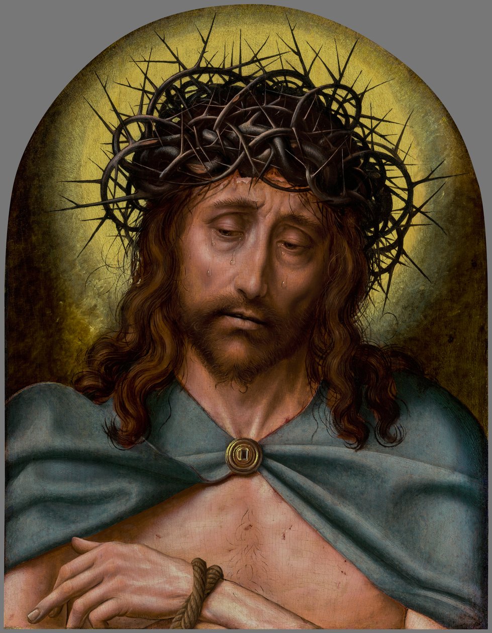 Cristo como homem de dores de Quentin Metsys