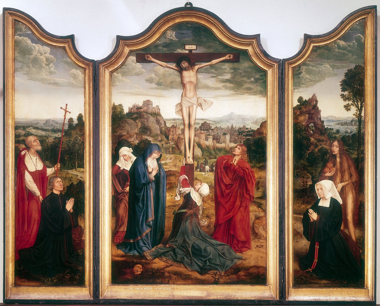Tríptico, c1486-1530 de Quentin Metsys I