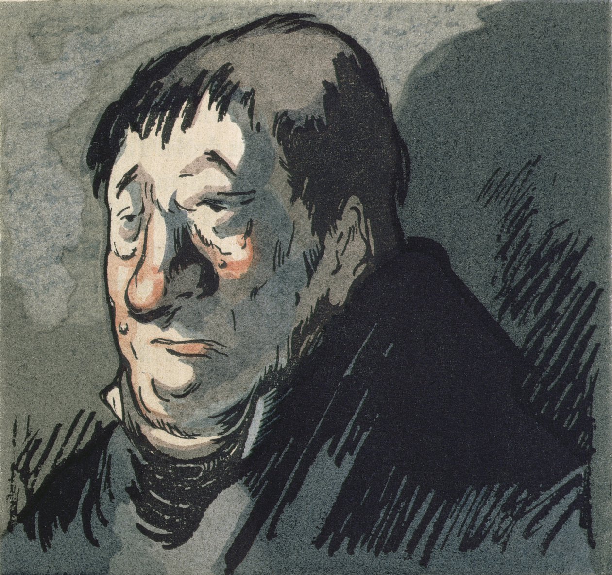 &39;Le Pere Goriot&39;, ilustração para o romance de Honore de Balzac (1799-1851), publicado por Rene Kieffer em Paris em 1922 de Quint