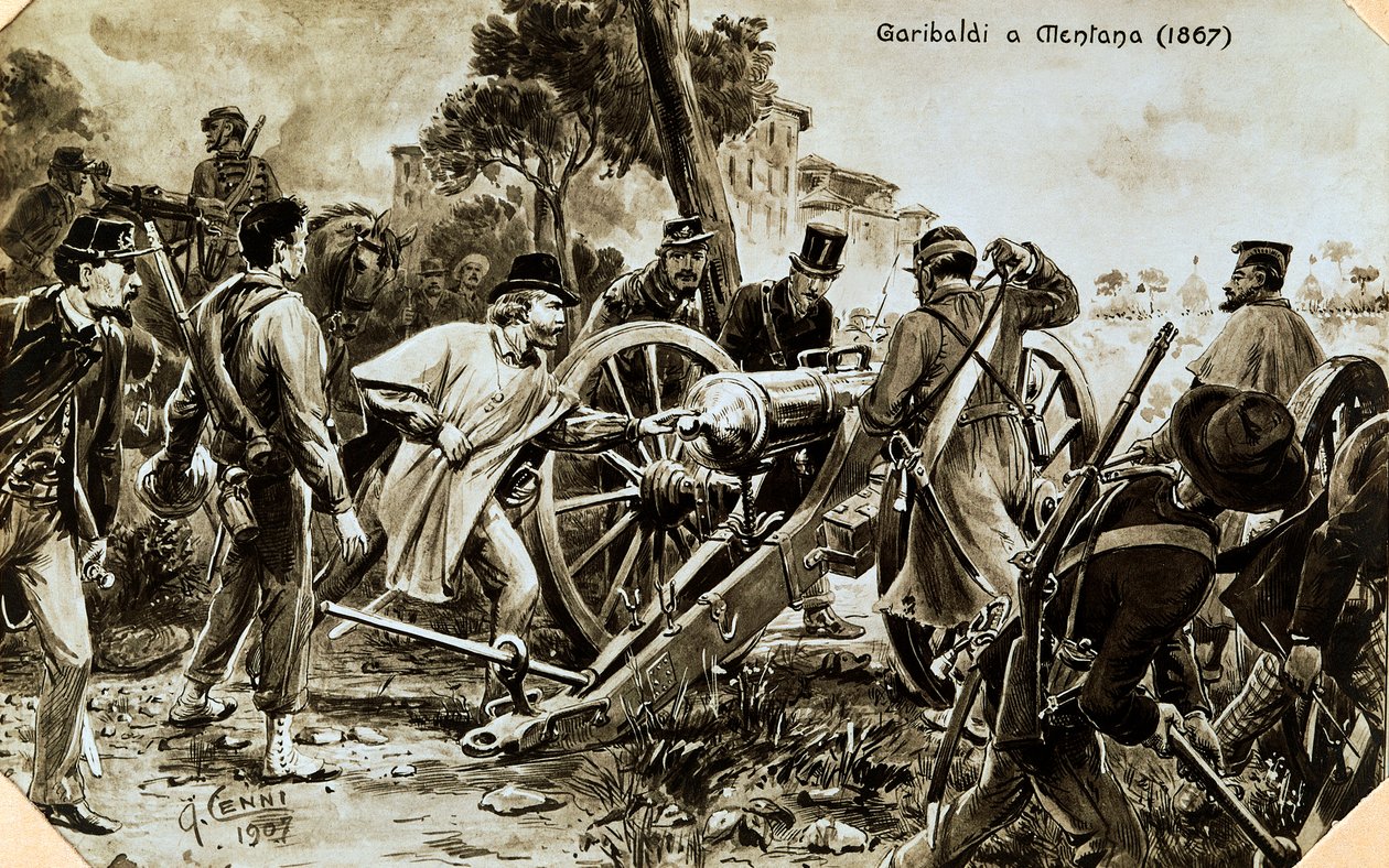 Garibaldi em Mentana de Quinto Cenni