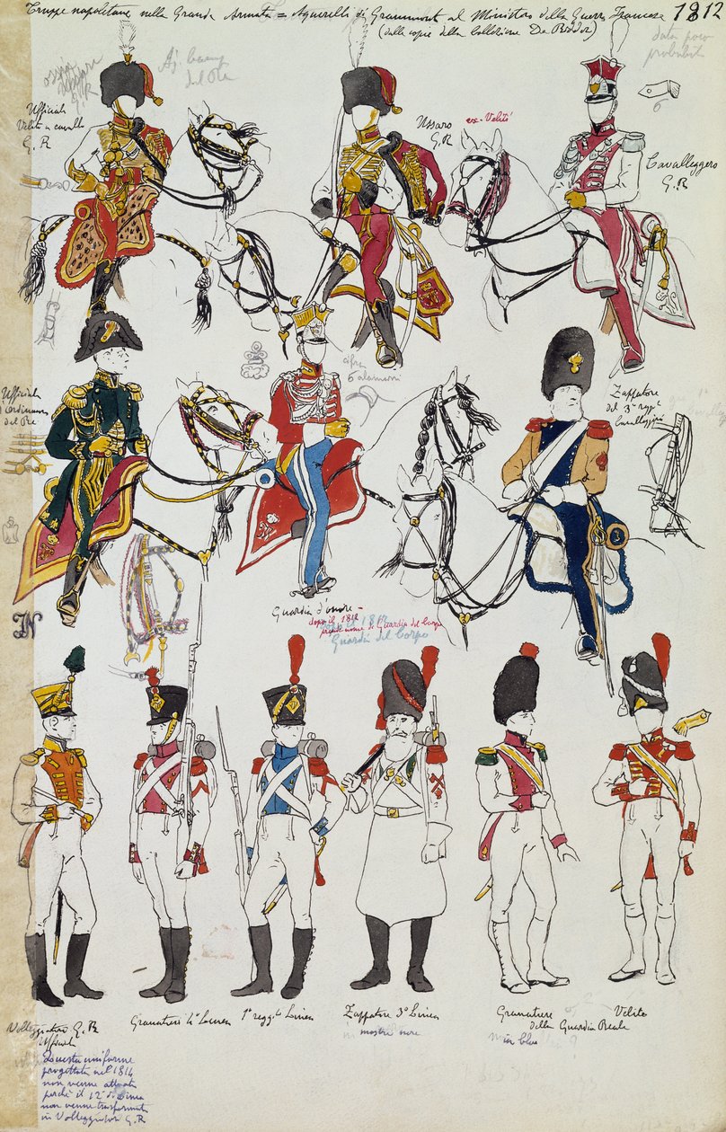 Tropas napoleônicas da Grande Armee de Quinto Cenni