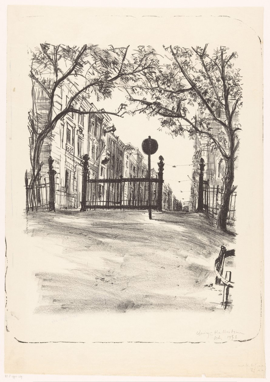Saída do Vondelpark de Quirijn Halbertsma (signed by artist)