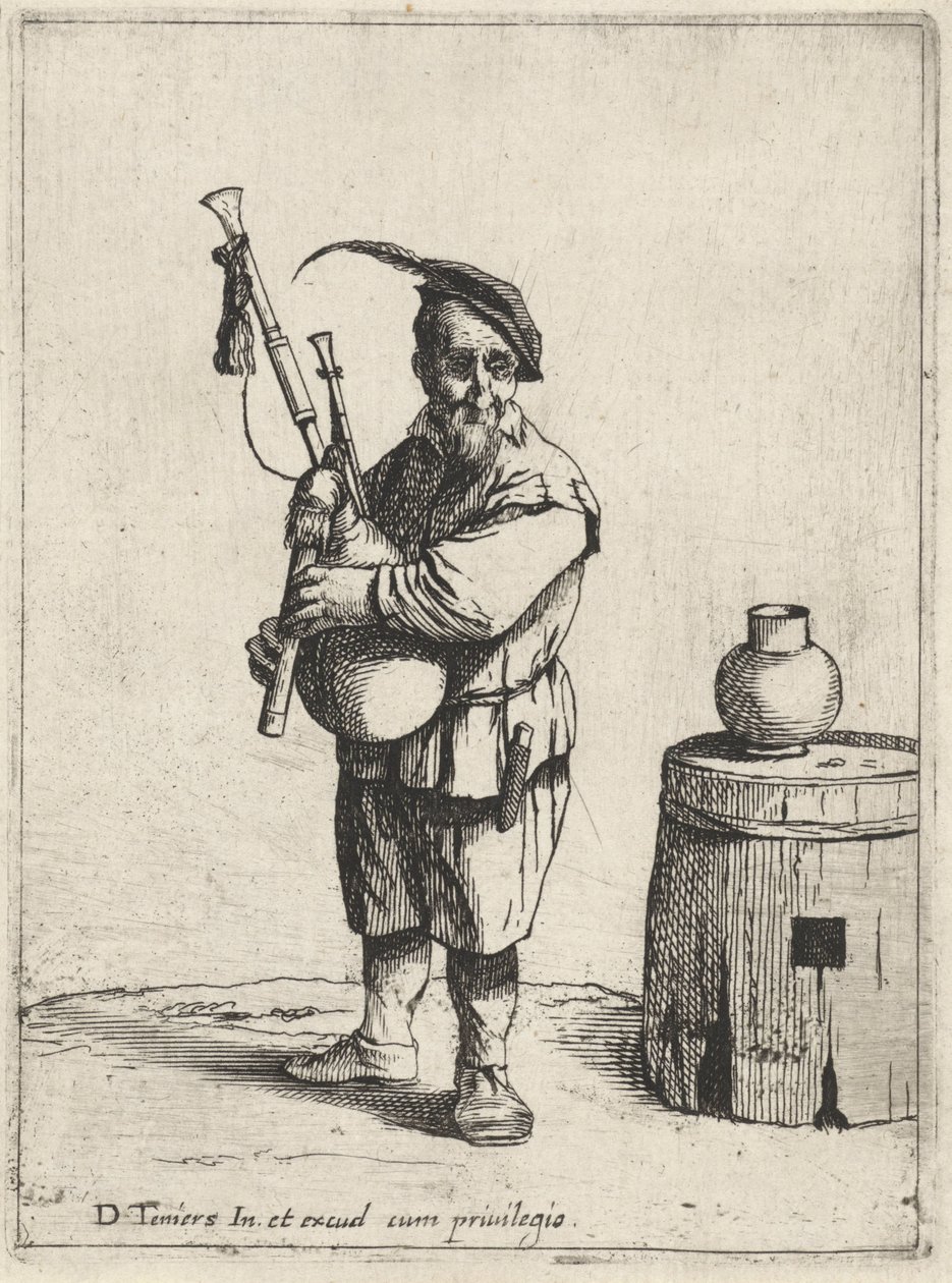 gaiteiro Agricultores de pleno direito (título da série) de Quirin Boel