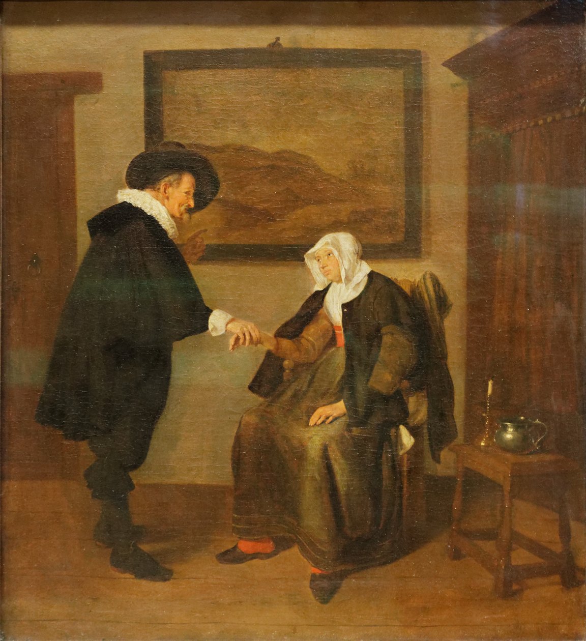 Quiringh Gerritsz. van Brekelenkam - La visite du médecin de Quiringh Van Brekelenkam
