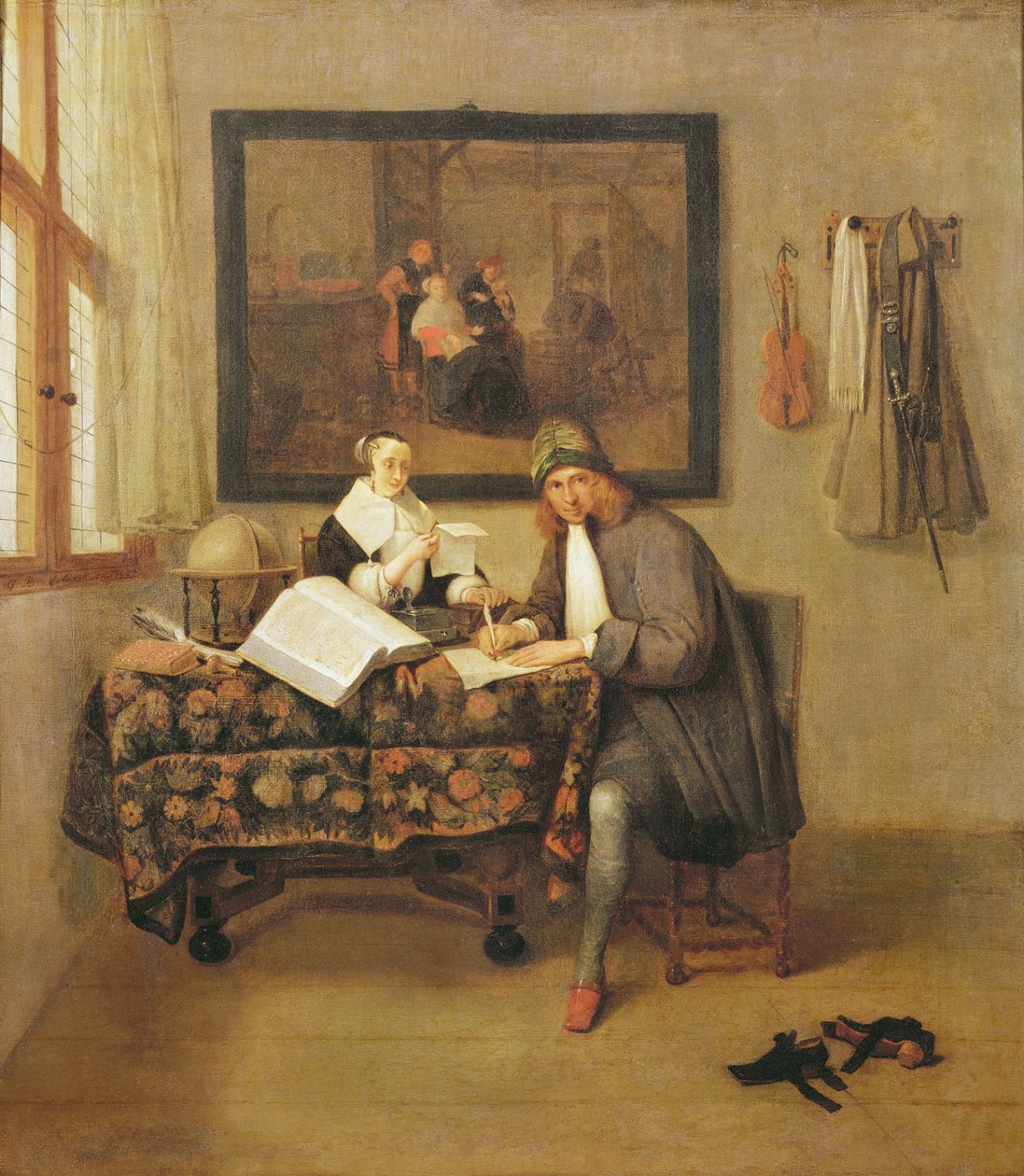 A vida estudiosa, 1662 de Quiringh Van Brekelenkam