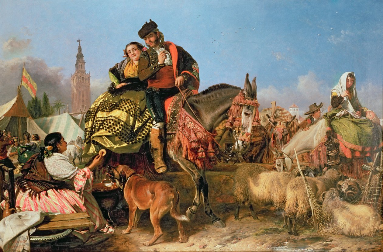 Feira em Sevilha de R. and Phillip, John Ansdell
