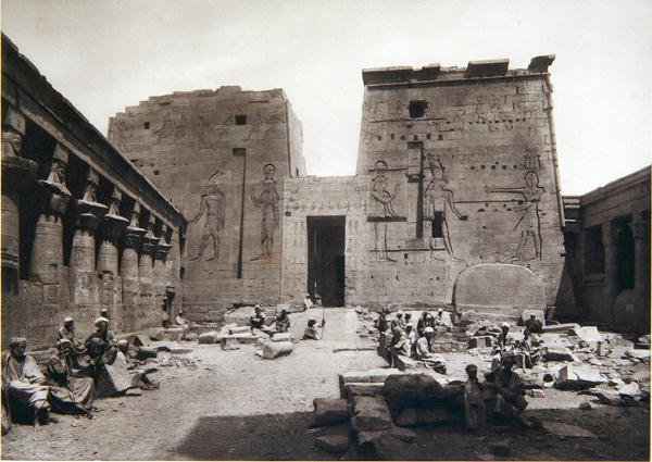 Templo de Ísis em Philae de R.M. Junghaendel