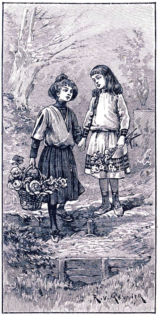 Dois amigos de mãos dadas de R.V. Meunier
