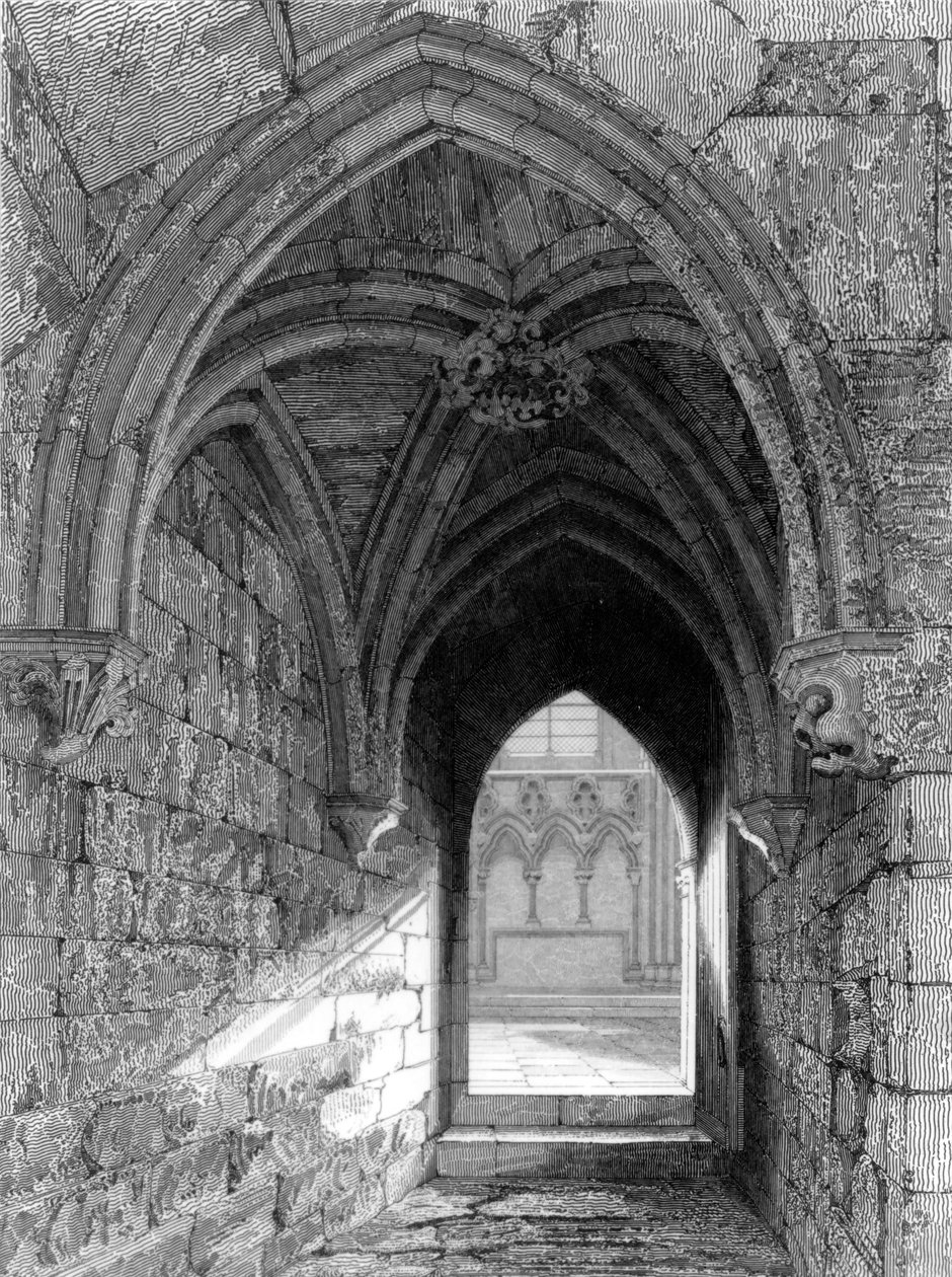 Durham Cathedral North End, 1843 de R.W. Billings
