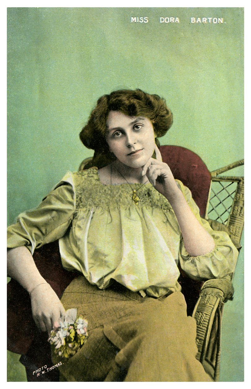 Dora Barton, atriz britânica, c1905-1919. de RW Thomas