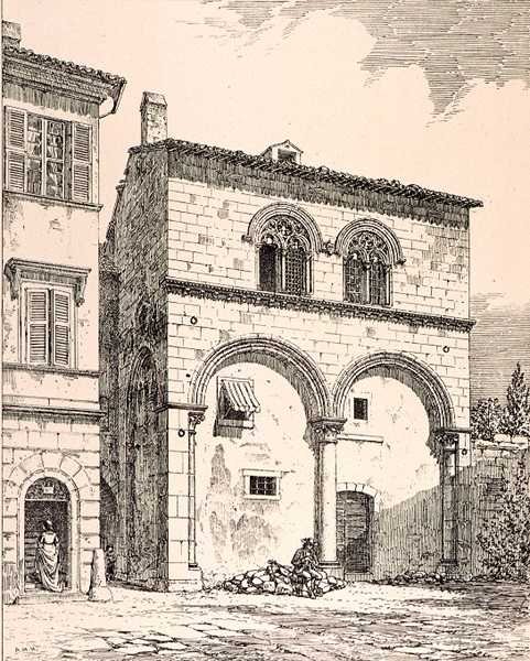 Casa na Piazza del Duomo, Viterbo, Itália, de 