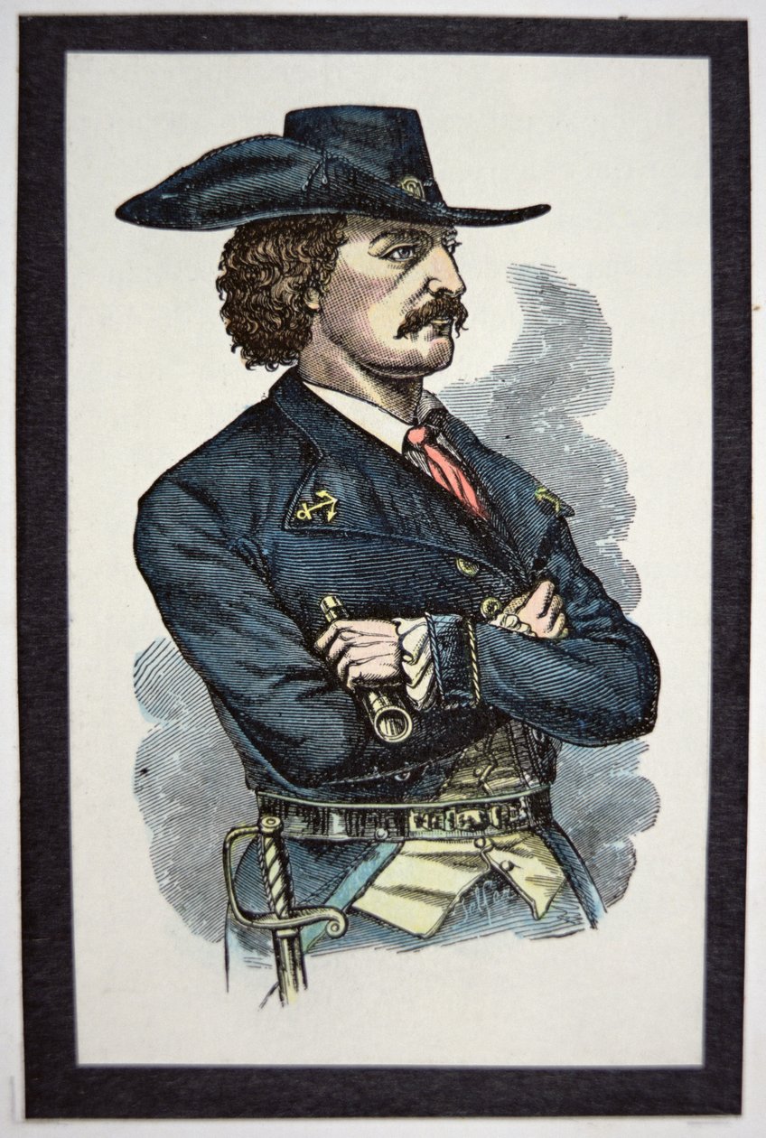 Jean Lafitte (gravura a cores) de R. (after) Telfer