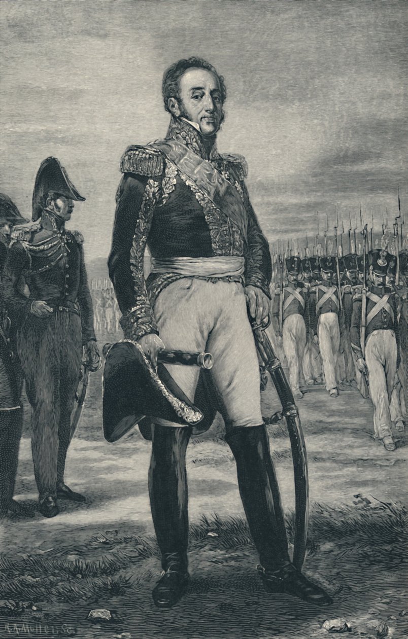 Marechal Louis-Gabriel Suchet - Duque de Albufera, c1800, 1896 de R. A. Muller