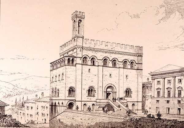 Palazzo del Comune, Gubbio, Itália, de 
