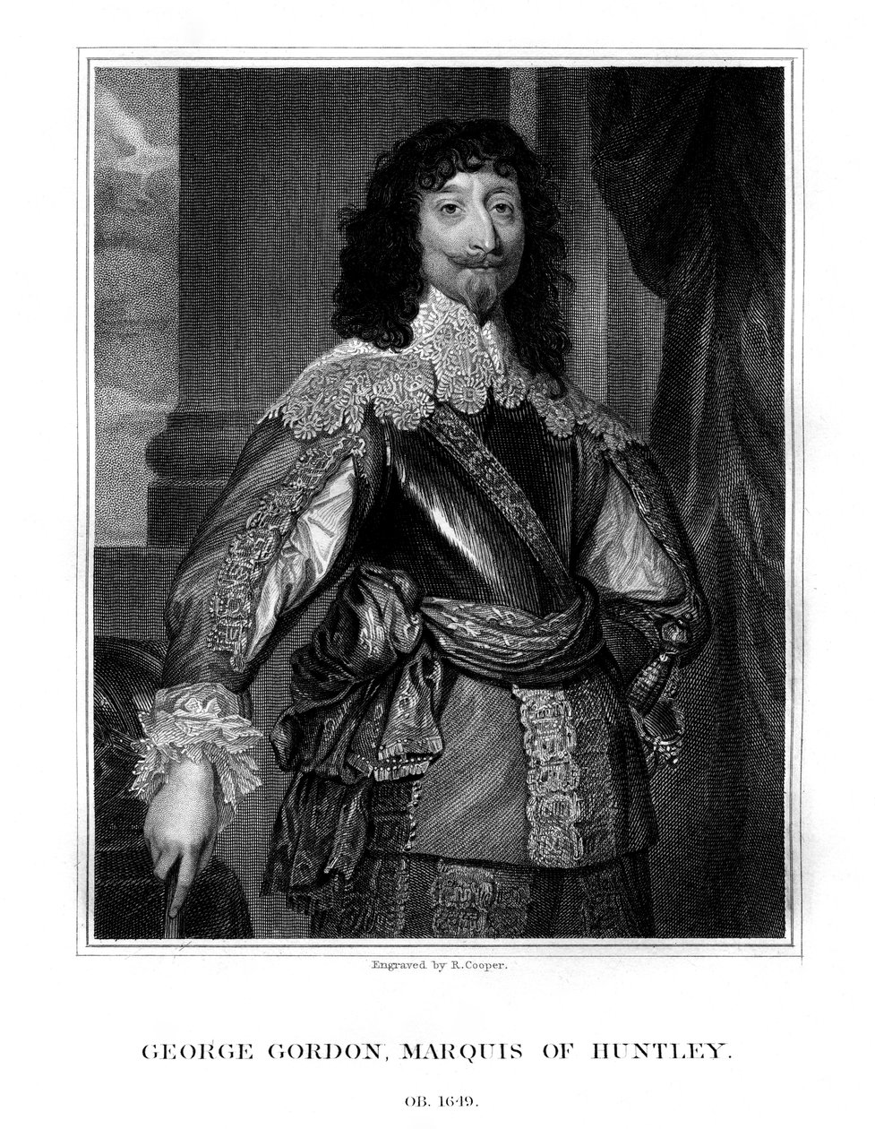 George Gordon, 2º Marquês de Huntly, 1823. de R. Cooper