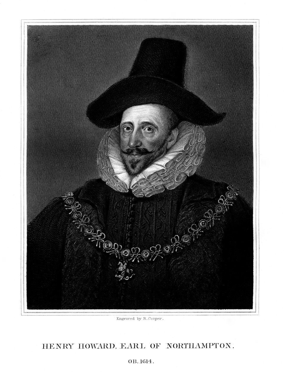 Henry Howard, 1º Conde de Northampton, 1825. de R. Cooper