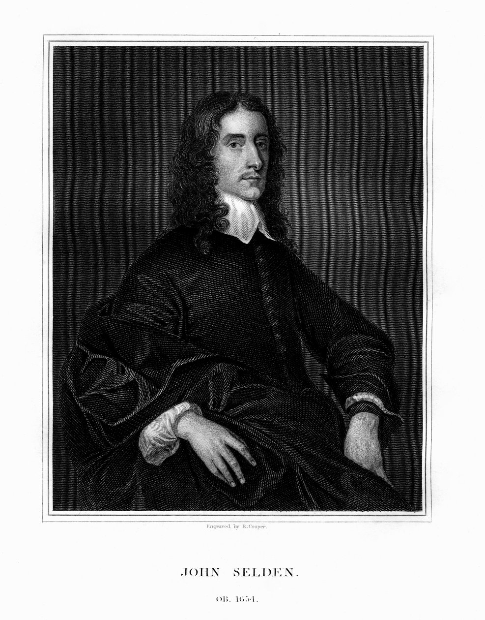 John Selden, jurista inglês, antiquário jurídico e estudioso oriental, 1823. de R. Cooper