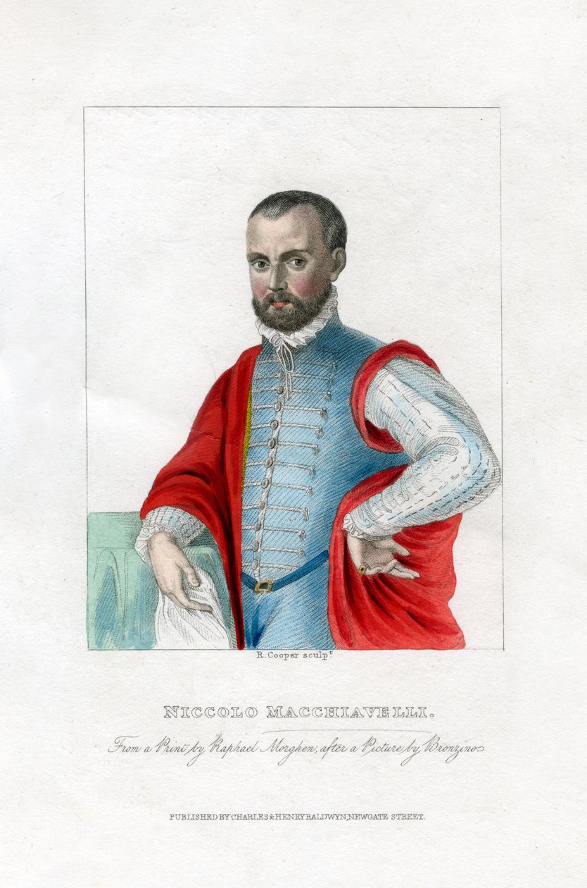 Niccolò Maquiavel, filósofo político renascentista italiano. de R. Cooper