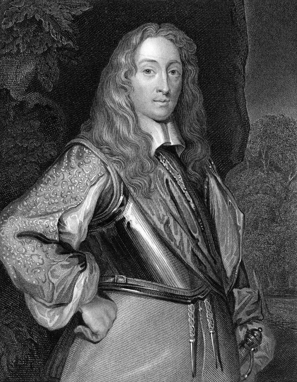 Robert Greville, 2o Barão Brooke 1608-1643, 1824 de R. Cooper