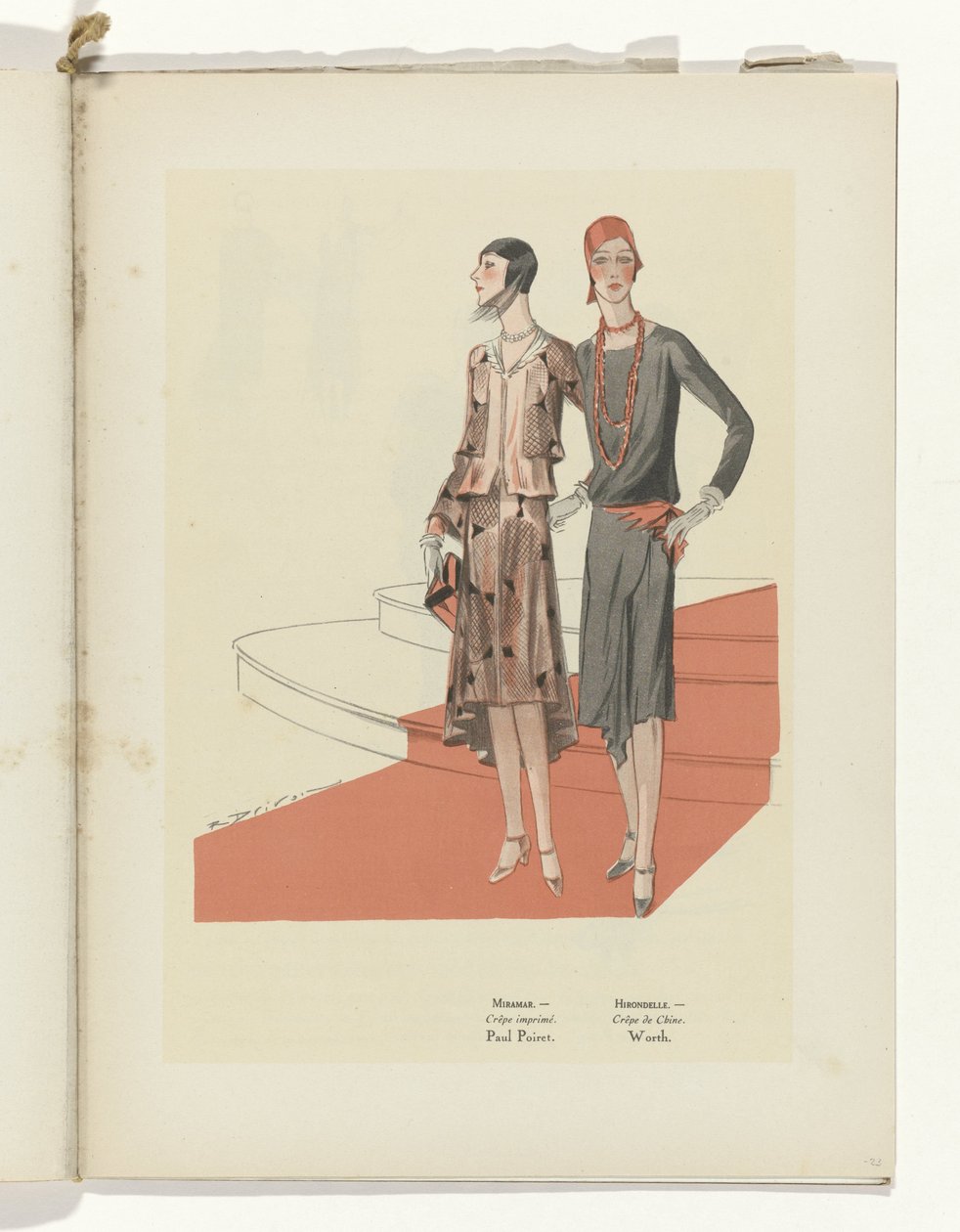 Arte - Gosto - Beleza, Folhetos de elegância feminina, março de 1929, nº 103, 9º ano, p. 23 de R. Drivon