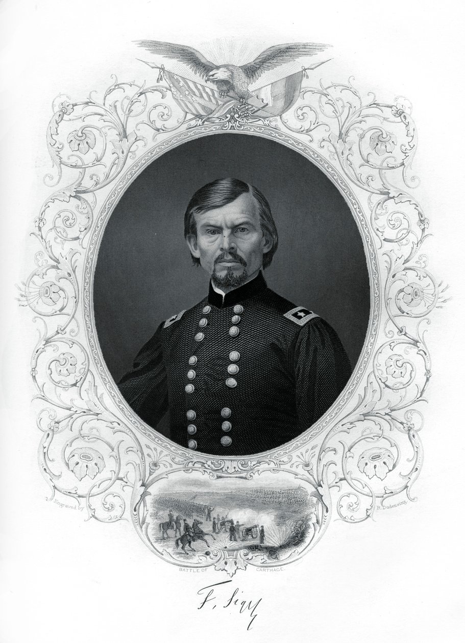 General Franz Sigel, general da União na Guerra Civil Americana, 1862-1867. de R. Dudensing
