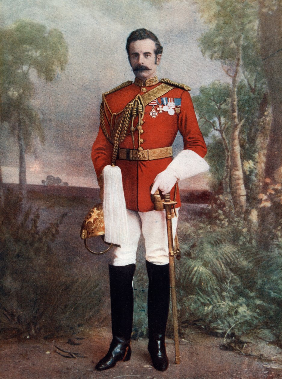 Douglas Mackinnon Baillie Hamilton Cochrane, 12º Conde de Dundonald, 1852–1935, 1902. de R Faulkner