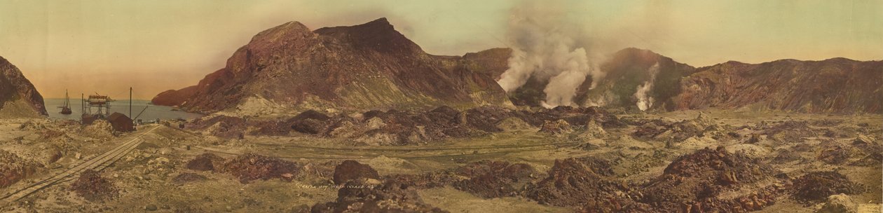Baía da Cratera, Ilha Branca, Nova Zelândia de R. P. Moore