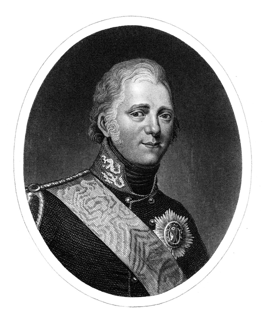 Alexandre I, czar da Rússia, 1826. de R. Page