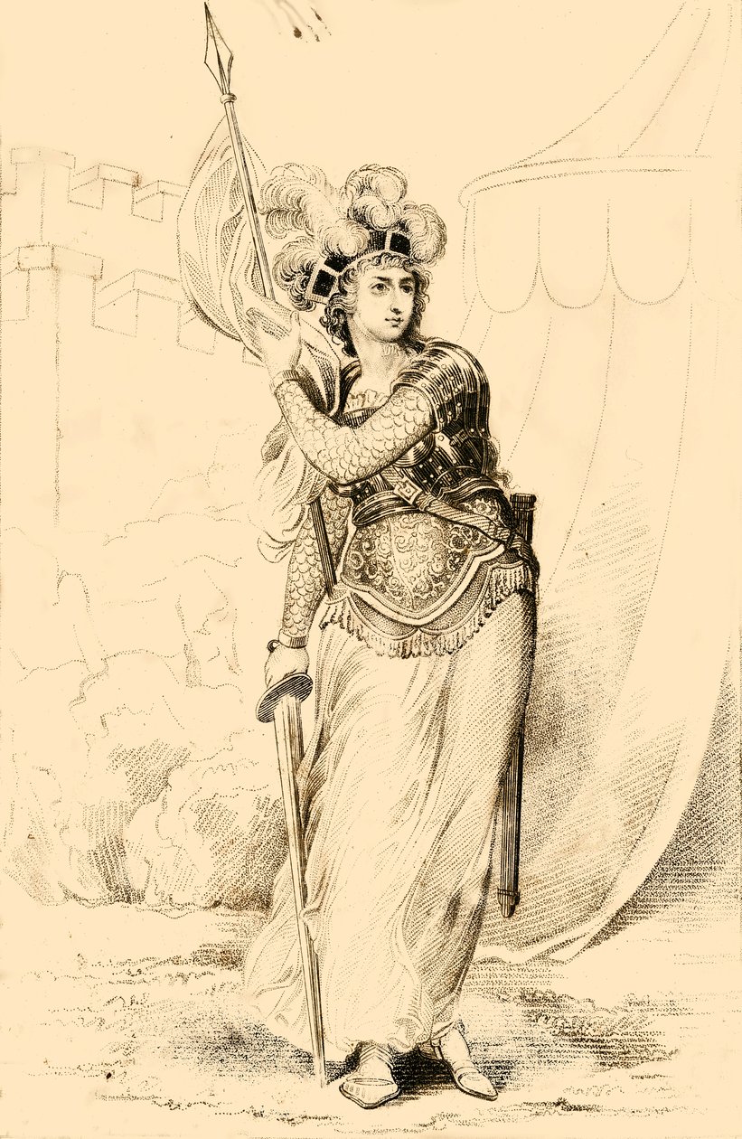 Joan DArc, a empregada doméstica de Orleans, 1821. de R. Page