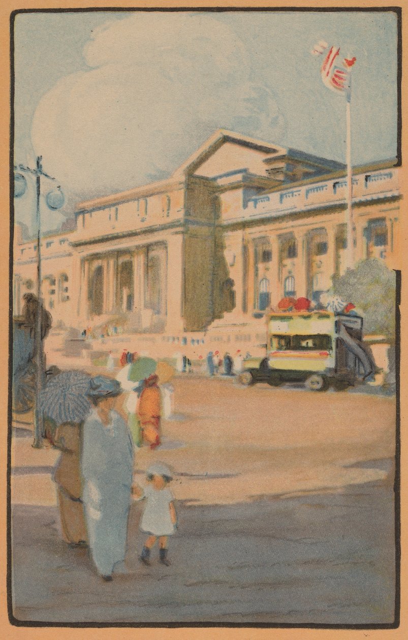 Biblioteca Pública de Nova York, 1914. de Rachael Robinson Elmer