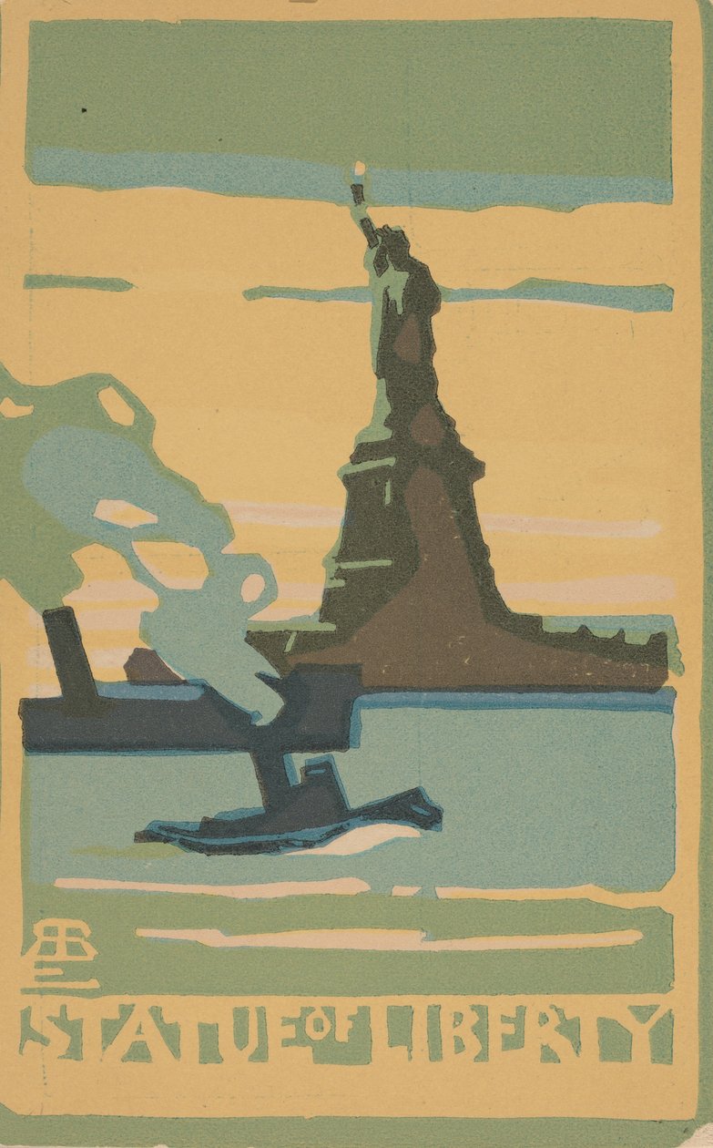 Estátua da Liberdade, 1916. de Rachael Robinson Elmer