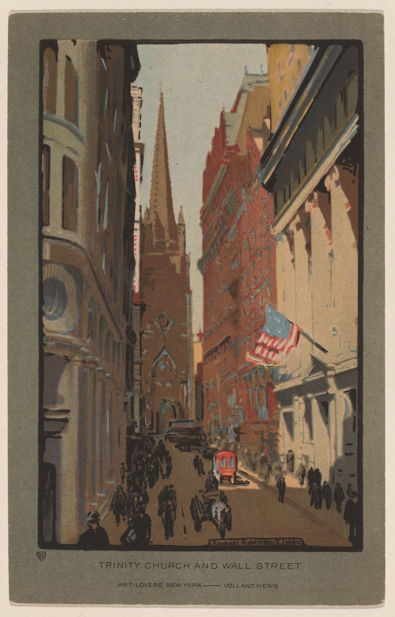 Igreja da Trindade e Wall Street de Rachael Robinson Elmer