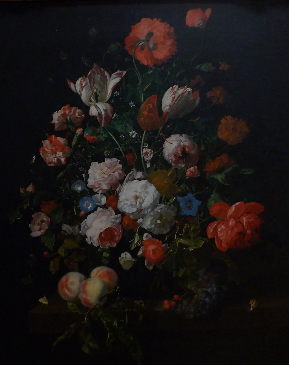 Natureza morta com flores de Rachel Ruysch