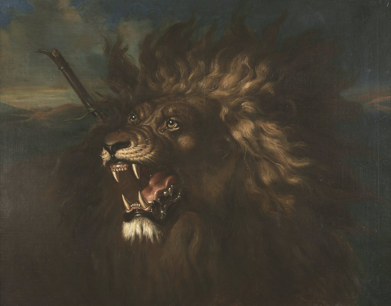 Leão Ferido de Raden Saleh