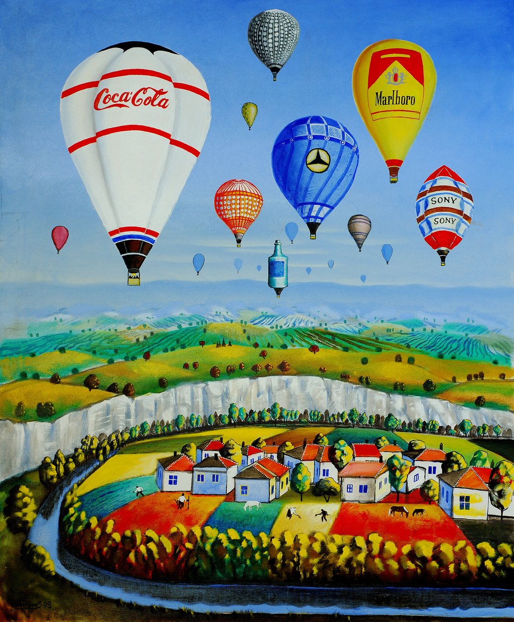 Balões, 2004 de Radi Nedelchev