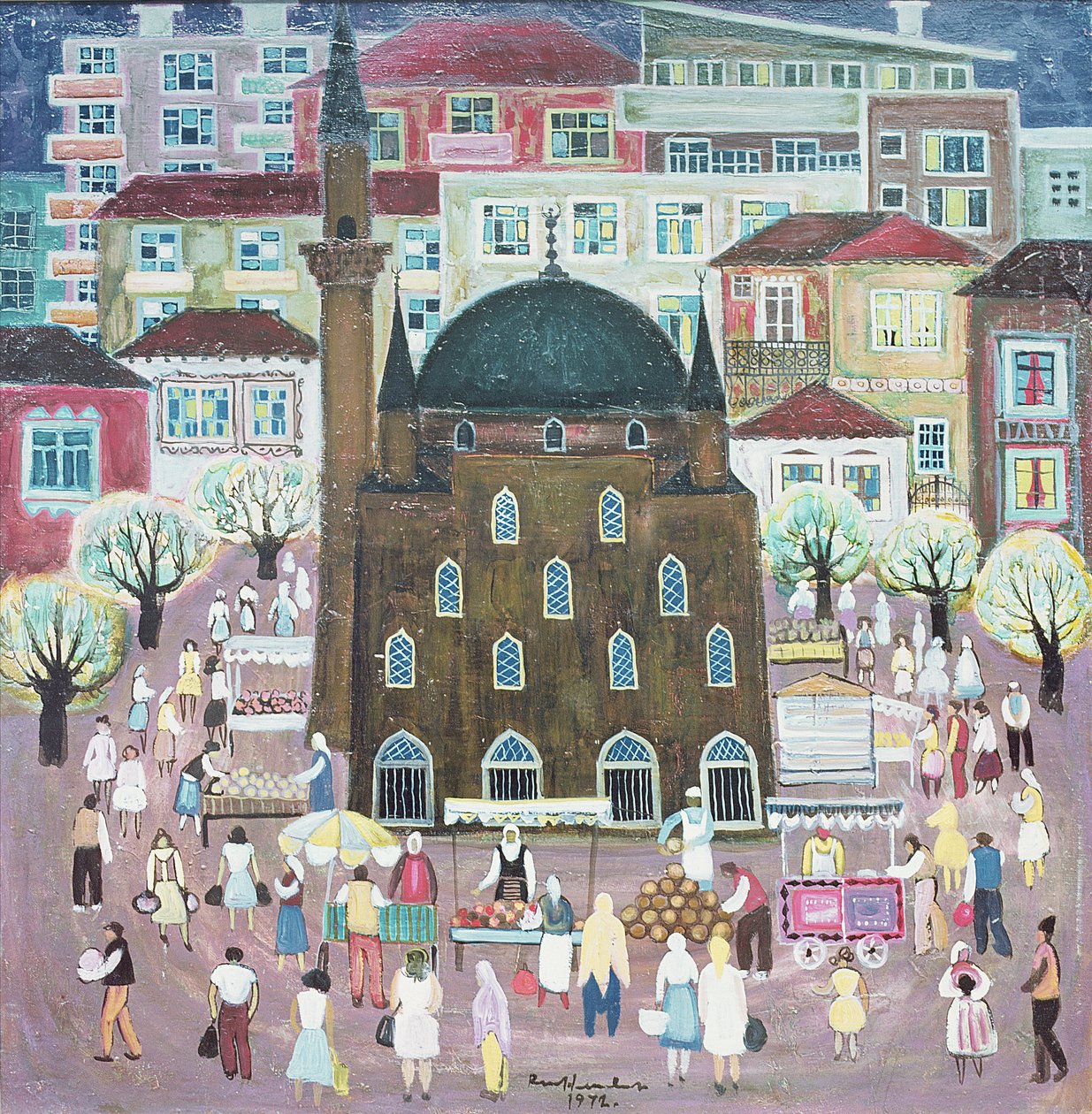Mesquita em Razgrad, 1972 de Radi Nedelchev