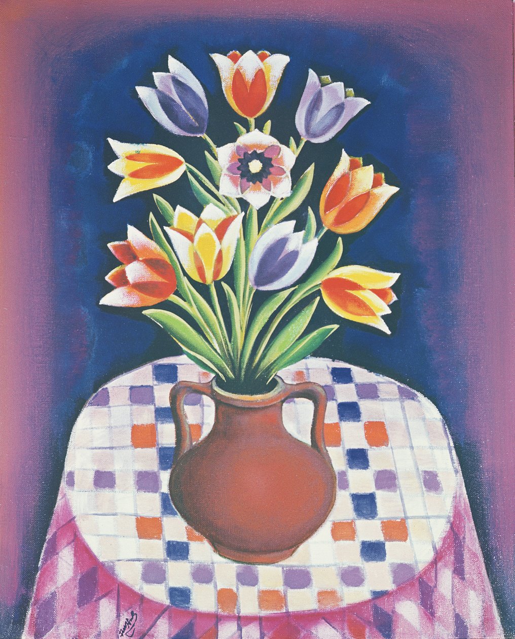 Ainda vida com flores, 1967 de Radi Nedelchev