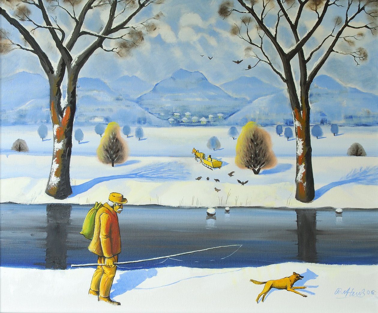 Winters Walk, 2005 de Radi Nedelchev