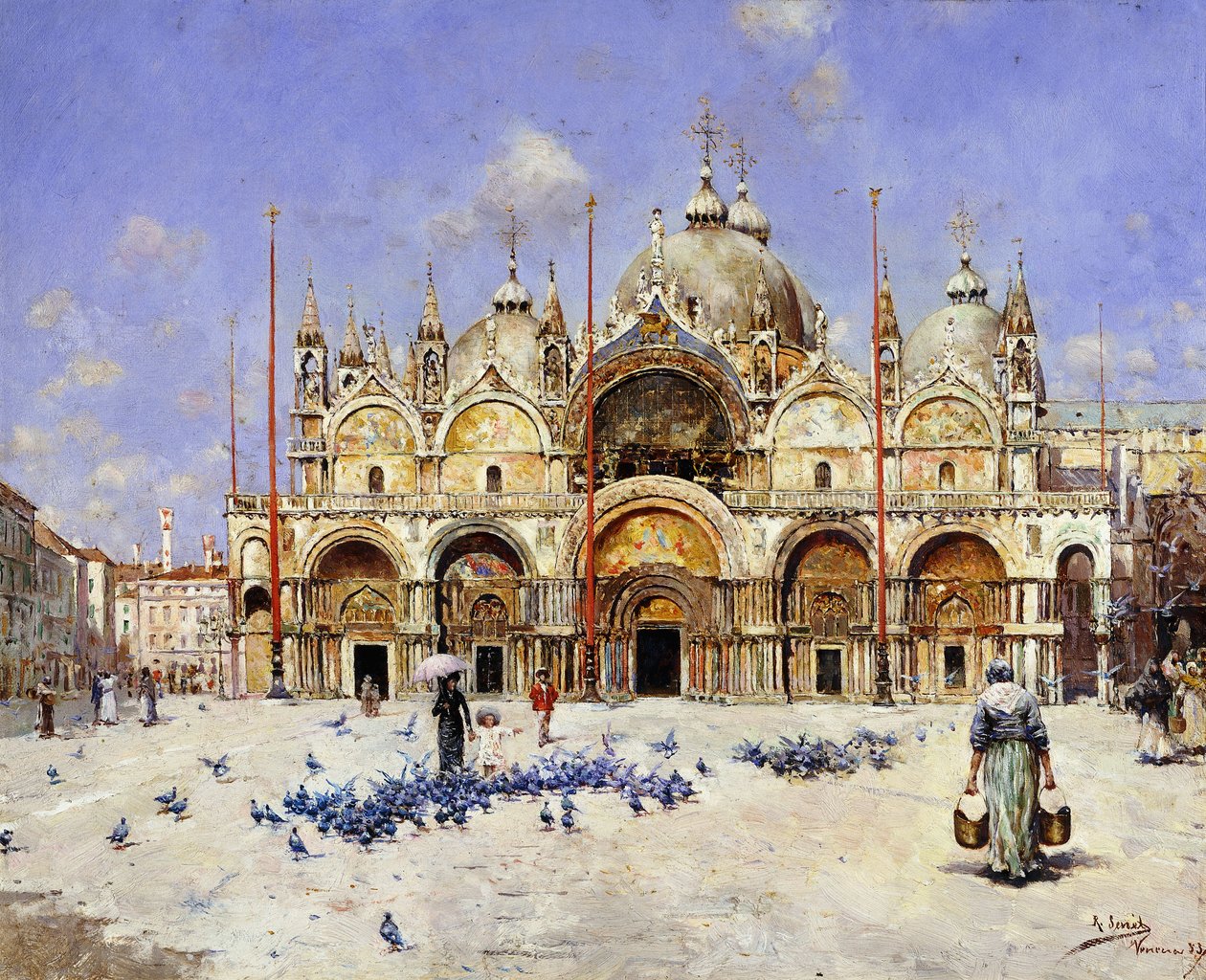 San Marco, Veneza, 1883 de Rafael Senet