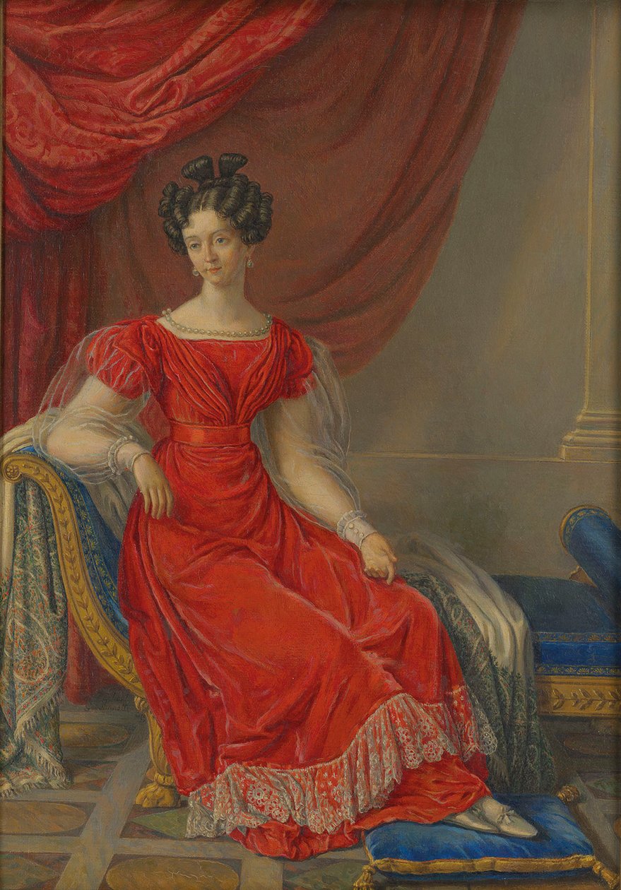 Maria Teresa da Áustria 1801-1855, Rainha da Sardenha, primeira metade do séc. de Raffaelle Giovannetti