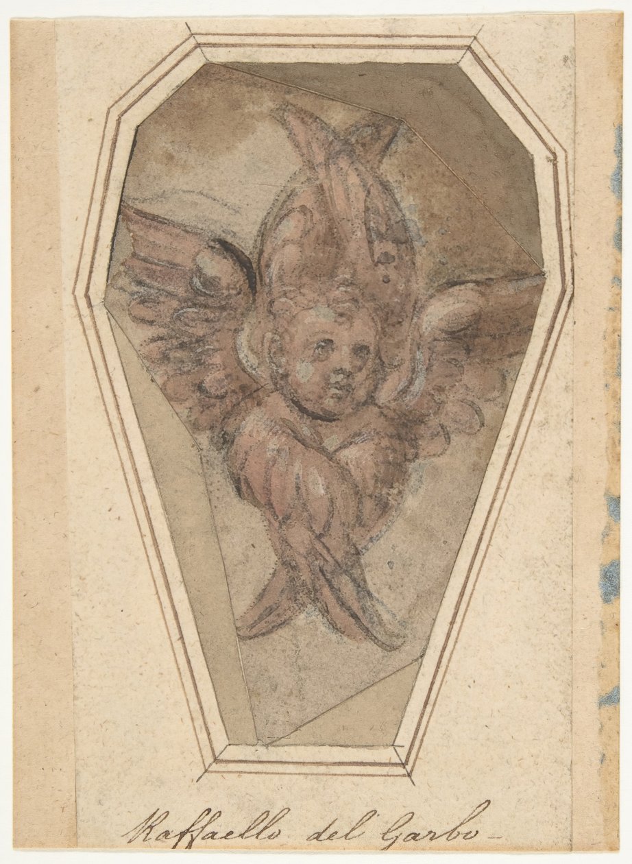 Um Desenho Serafim para um Bordado, 1466-1524. de Raffaellino del Garbo