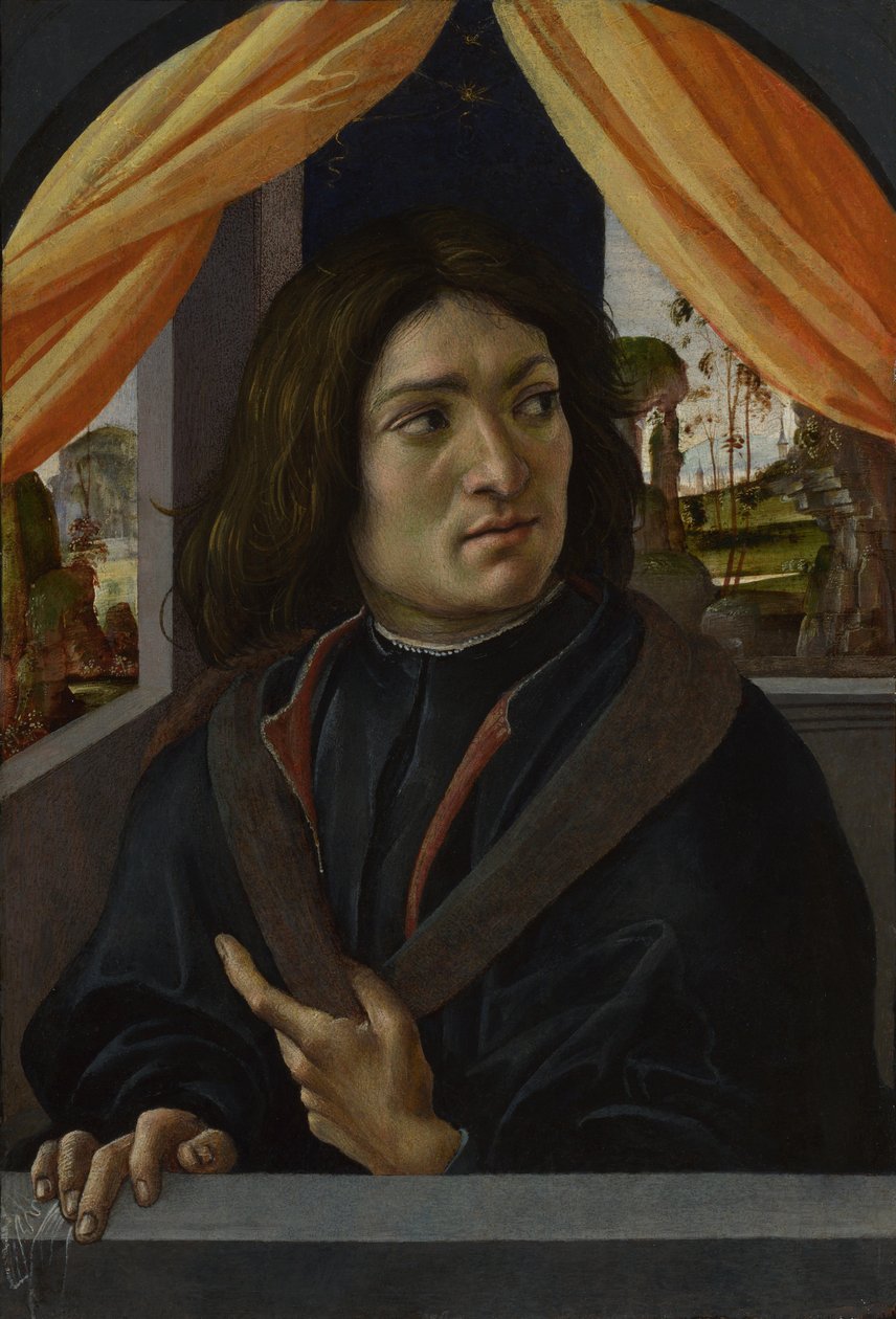 Retrato de um homem, c. 1500 de Raffaellino del Garbo