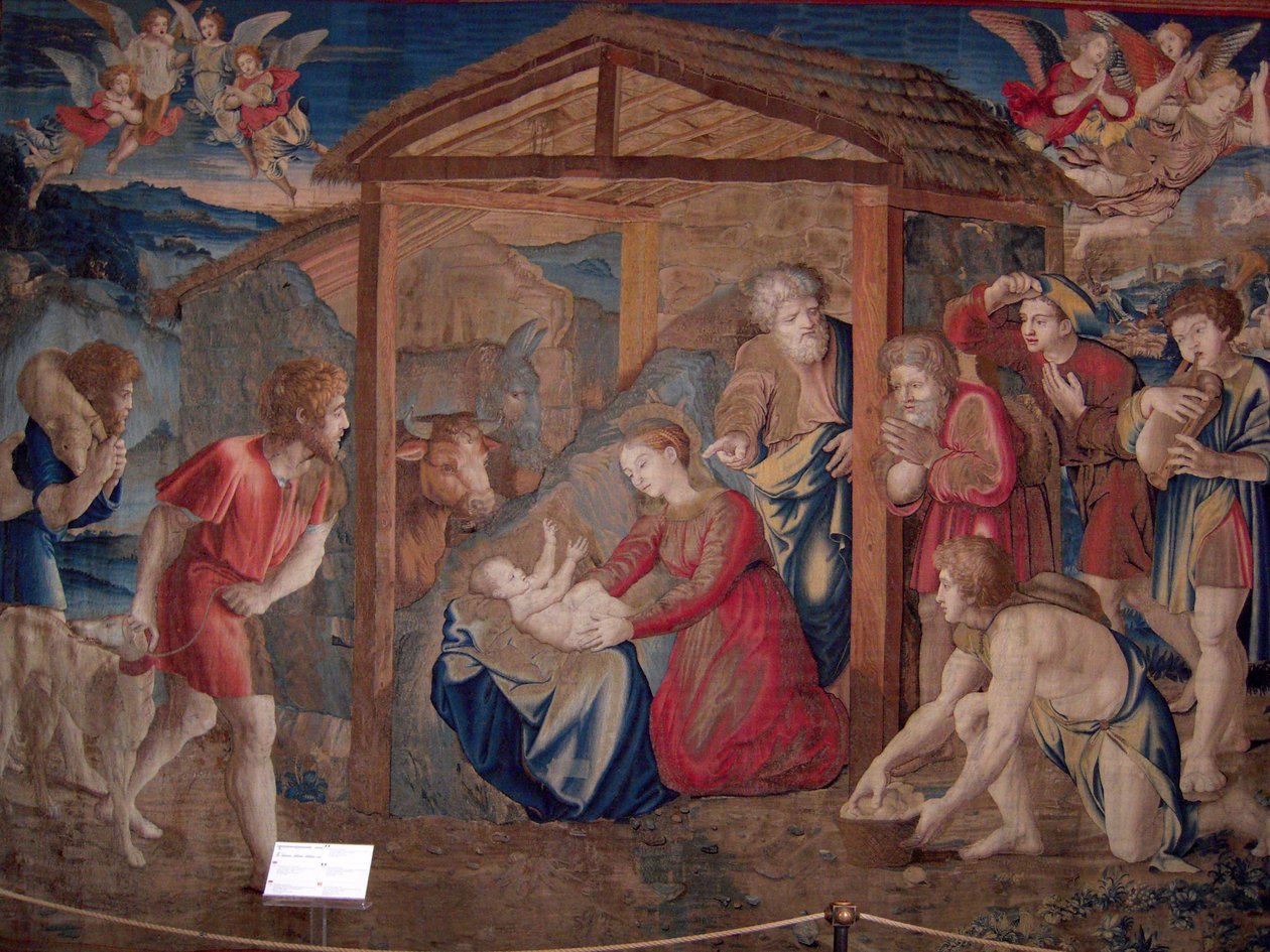 Adoração dos pastores de Raffaello Sanzio Raphael