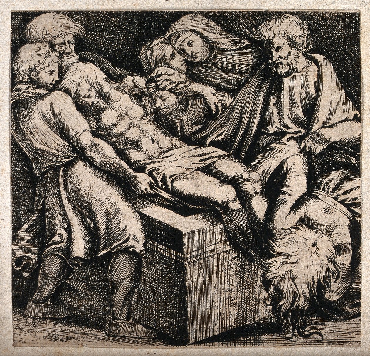 Corpo de Cristo é levado ao seu túmulo de Raffaello Sanzio Raphael