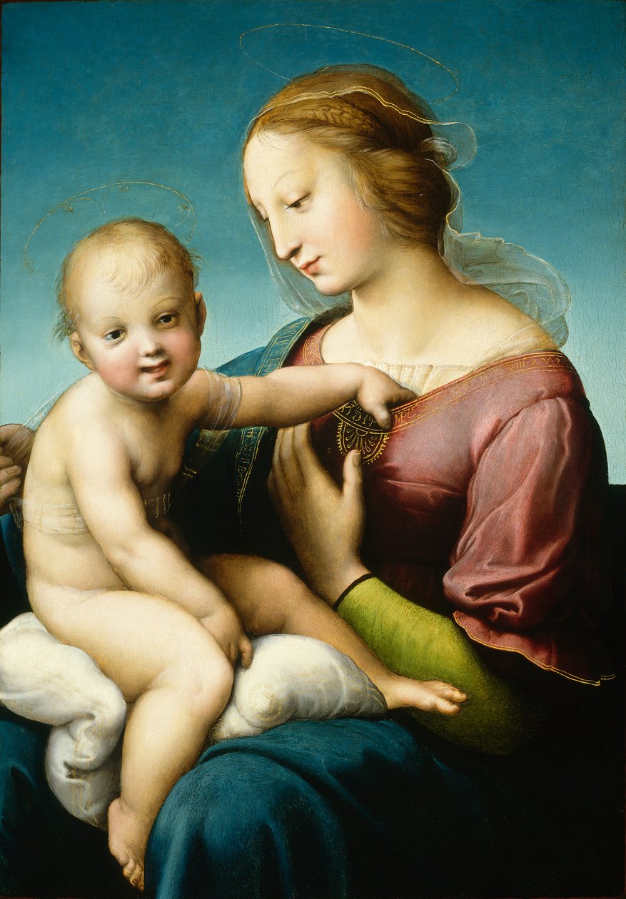 Grande Madonna Cowper de Raffaello Sanzio Raphael