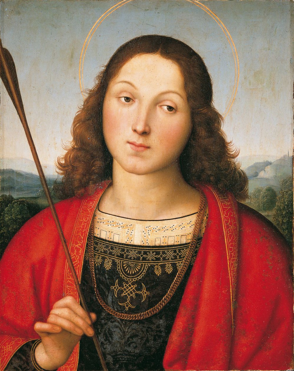 Hl. Sebastian de Raffaello Sanzio Raphael